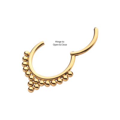 Gold Front Facing Clicker Jewelery